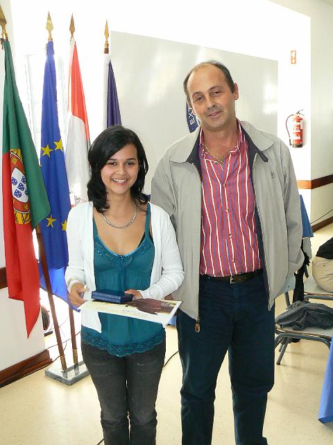 Representante do melhor aluno Ensino Secundario 07_08